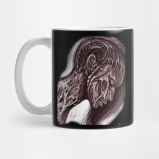 .Cyborg girl Mug